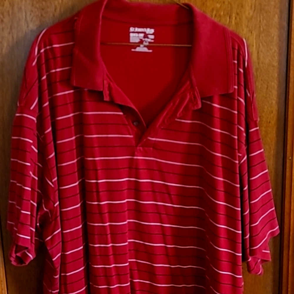 Men's 4XLT Red Polo